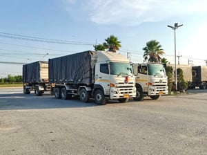 เข้าใหม่❗️ไมล์ 7 หมื่น❗️12ล้อ แท้ๆ GY2P 380 แรง พ่วงแม่ลูกดั้มพ์ เข้าใหม่❗️ไมล์ 7 หมื่น❗️12ล้อ แท้ๆ GY2P 380 แรง พ่วงแม่ลูกดั้มพ์