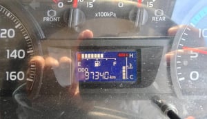 ไมล์ 9 หมื่นกว่า❗️HINO FL8J 260 แรง  กะบะพื้นเรียบยาย 7.45 เมตร ปี 2566