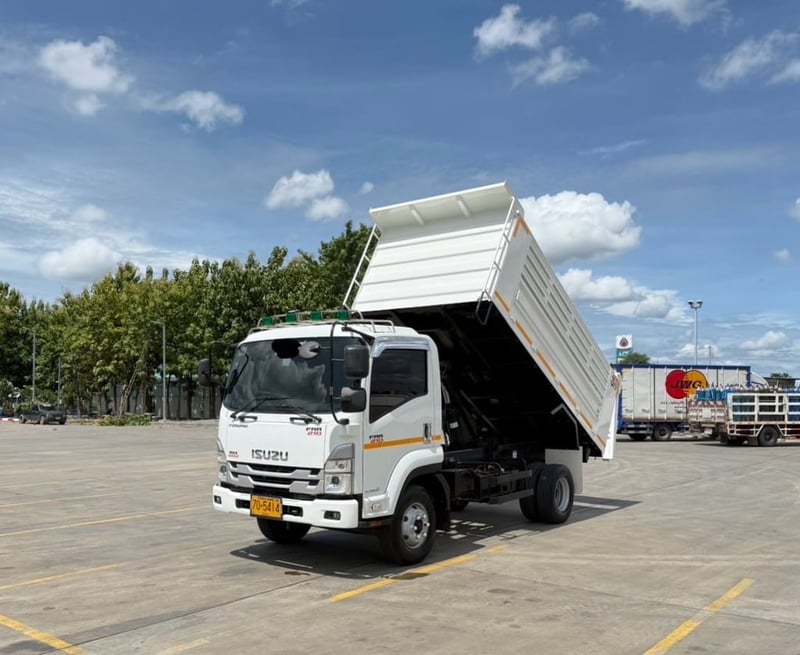 เข้าใหม่❗️ไมล์ 24,069 กิโล❗️NEW ISUZU FRR 210 แรง ปี2567 ดั้มพ์สามมิตร 5 คิว