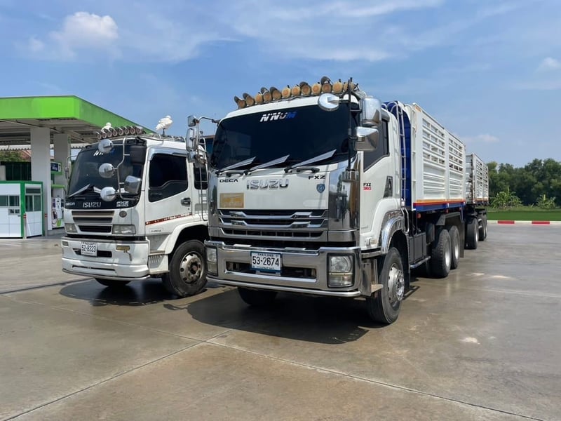 ISUZU FXZ 360 แม่ปี 2561 ลูกปี 2563 ISUZU เดก้า 320 แม่ปี 2550  ลูกปี 2555