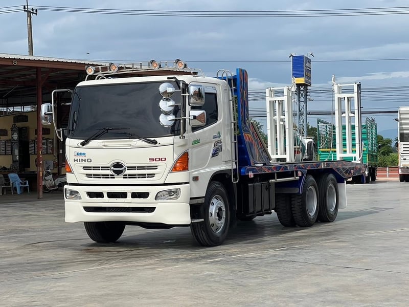 10ล้อ FM1J 245 แรง สองเพลาหางปลาบรรทุกรถ