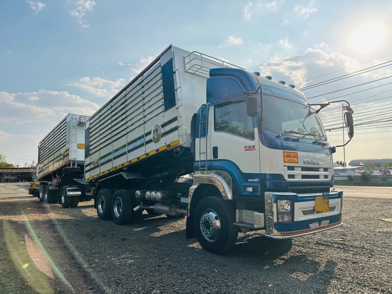 ISUZU 360 พ่วงแม่ลูกดั้มพ์เกษตร แม่.6.20 ม