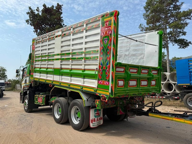 ISUZU FXZ 360 พ่วงแม่ลูกดั้มพ์  (เฟืองเร็ว)