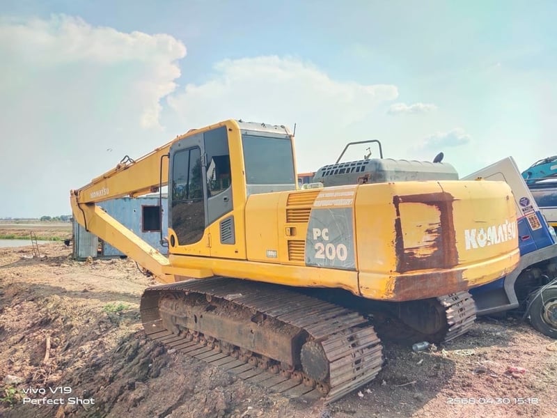 PC200-8 เล่มทะเบียน บูมยาว 16 เมตร ไมล์ ช.ม 15XXX  แอร์เย็น 