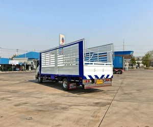 ISUZU FRR 210 กะบะเหล็กคอกสูง