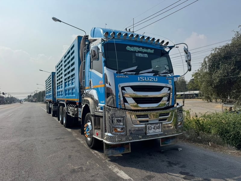 เข้าใหม่❗️ไมล์ 1 แสน❗️GIGA FXZ 360 MT พ่วงแม่ลูกดั้มพ์เกษตร