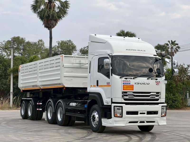 ISUZU GXZ 360 MT หัวพร้อมหาง เซมิดั้มพ์ ISUZU GXZ 360 MT หัวพร้อมหาง เซมิดั้มพ์