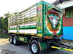 HINO 344 วิกเตอร์ พ่วงแม่ลูกดั้มพ์เกษตร