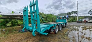 HINO 380 แรง ท้ายลาดบรรทุกรถ บรรไดไฮดรอลิค