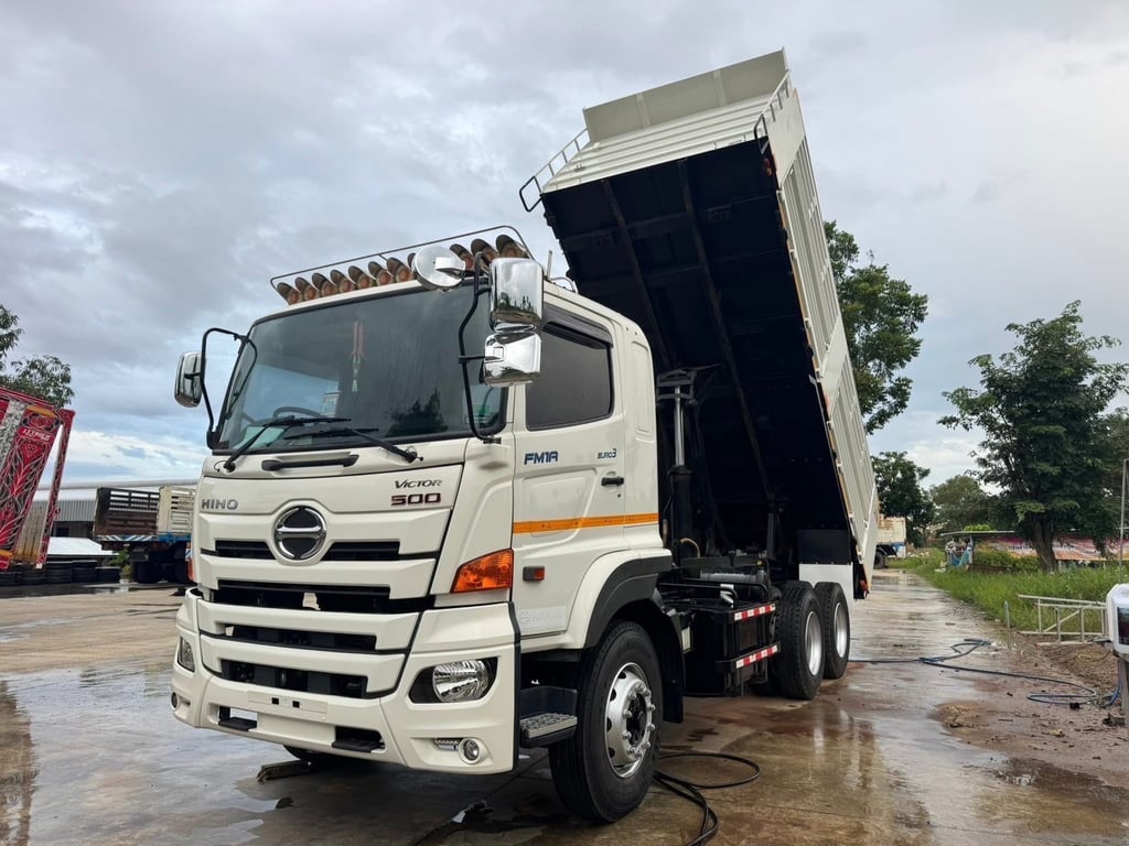 เข้าใหม่❗️ไมล์ 63238 กิโล❗️ FM1A 344 ไฟเดไล้ 10ล้อ ดััมพ์ กะบะสามมิตร ปี 2566 เข้าใหม่❗️ไมล์ 63238 กิโล❗️ FM1A 344 ไฟเดไล้ 10ล้อ ดััมพ์ กะบะสามมิตร ปี 2566