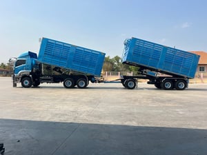 ISUZU GIGA FXZ 360 MT พ่วงแม่ลูกดั้มพ์เกษตร