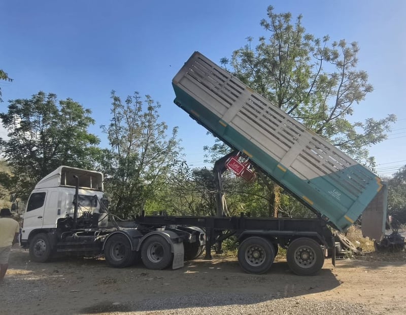 HINO FM 1J 245 ปี 2548 หัวลากพร้อมหาง เซมิดั้มพ์