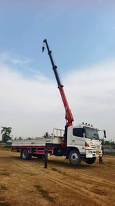 HINO FG8J 212 แรง ติดเครน5ตัน HINO FG8J 212 แรง ติดเครน5ตัน
