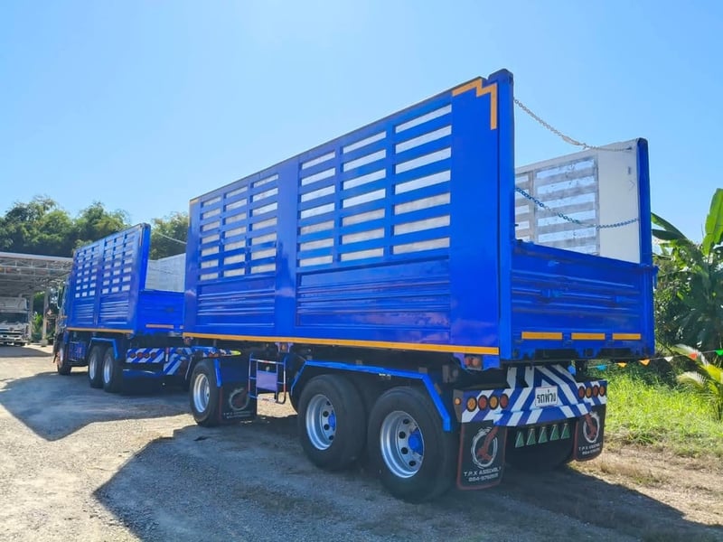 ISUZU FXZ 360 แม่ลูกดั้มพ์เกษตร  ใส่ของ 30.200 ตัน