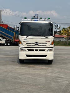 HINO 380 FM2P สองเพลา (เฟืองเร็ว)  ติดเครน 5 ตัน