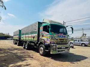 ISUZU FXZ 360 พ่วงแม่ลูกดั้มพ์เกษตร