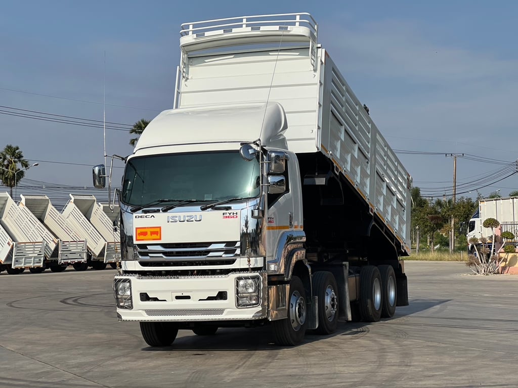ISUZU FYH 360 แรง 12 ล้อแท้ๆดั้มพ์ พร้อมระบบดึงพ่วง ยาว 7 เมตร ISUZU FYH 360 แรง 12 ล้อแท้ๆดั้มพ์ พร้อมระบบดึงพ่วง ยาว 7 เมตร