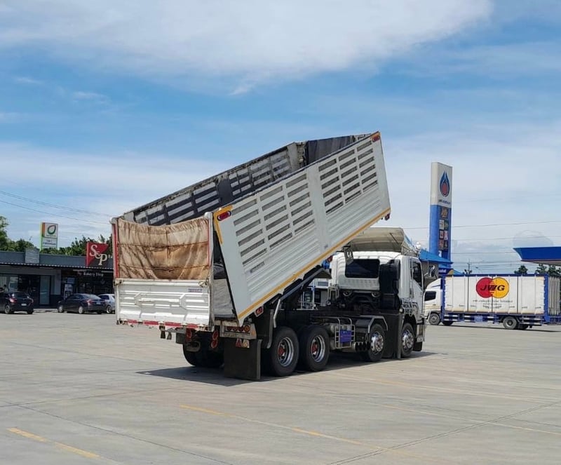 เข้าใหม่❗️ไมล์ 321,370 กิโล 12 ล้อ FYH 360 MT ดั้มพ์เกษตร เข้าใหม่❗️ไมล์ 321,370 กิโล 12 ล้อ FYH 360 MT ดั้มพ์เกษตร