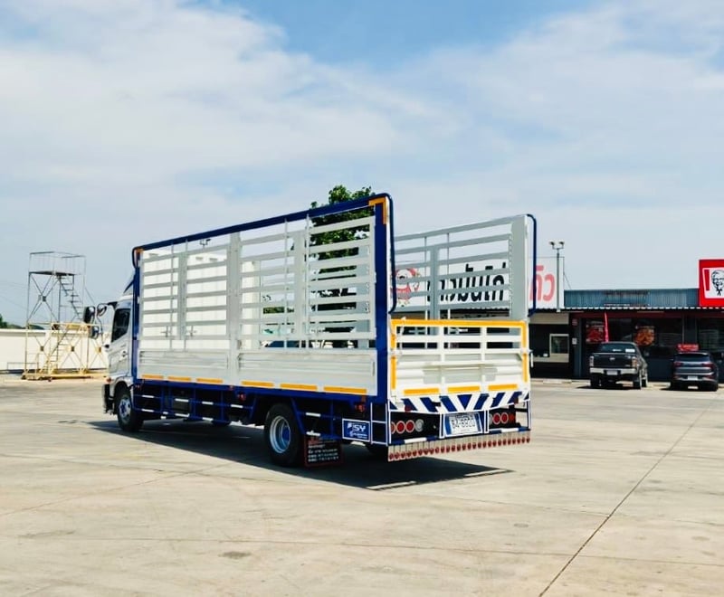 HINO NEW FC9J 210 กะบะเหล็กเปิด ได้รอบ HINO NEW FC9J 210 กะบะเหล็กเปิด ได้รอบ
