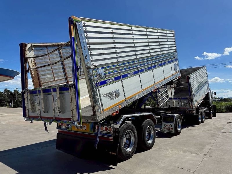 ISUZU FXZ 360 แรง พ่วงแม่ลููกดั้มพ์ เกษตร