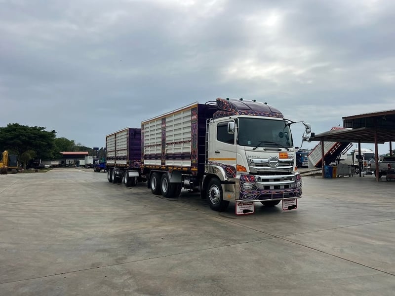 ไมล์ 77,544 กิโล❗️HINO FM 2P 380 พ่วงแม่ลูกคอกเกษตร ไมล์ 77,544 กิโล❗️HINO FM 2P 380 พ่วงแม่ลูกคอกเกษตร