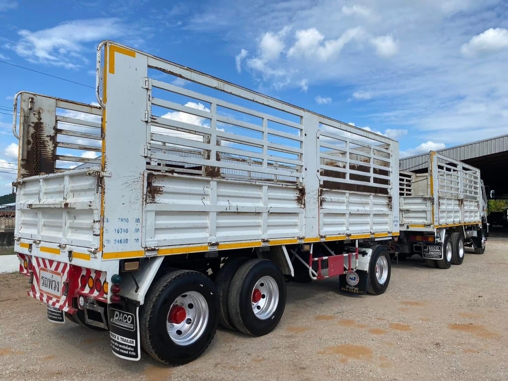 ISUZU FXZ 360 ปี 2554 พ่วงแม่ลูก(ไม่ดั้มพ์) กระบะเหล็กเปิดข้างได้ ISUZU FXZ 360 ปี 2554 พ่วงแม่ลูก(ไม่ดั้มพ์) กระบะเหล็กเปิดข้างได้