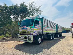 ISUZU FXZ 360 พ่วงแม่ลูกดั้มพ์ เกษตร