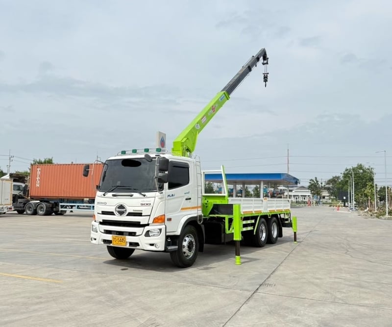 เครน 8 ตัน❗️HINO FL8J 260 ไมล์ 97,468 กิโล