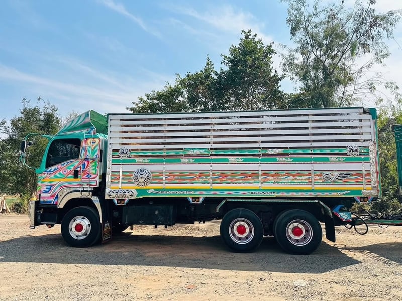 ISUZU FXZ 360 พ่วงแม่ลูกดั้มพ์เกษตร