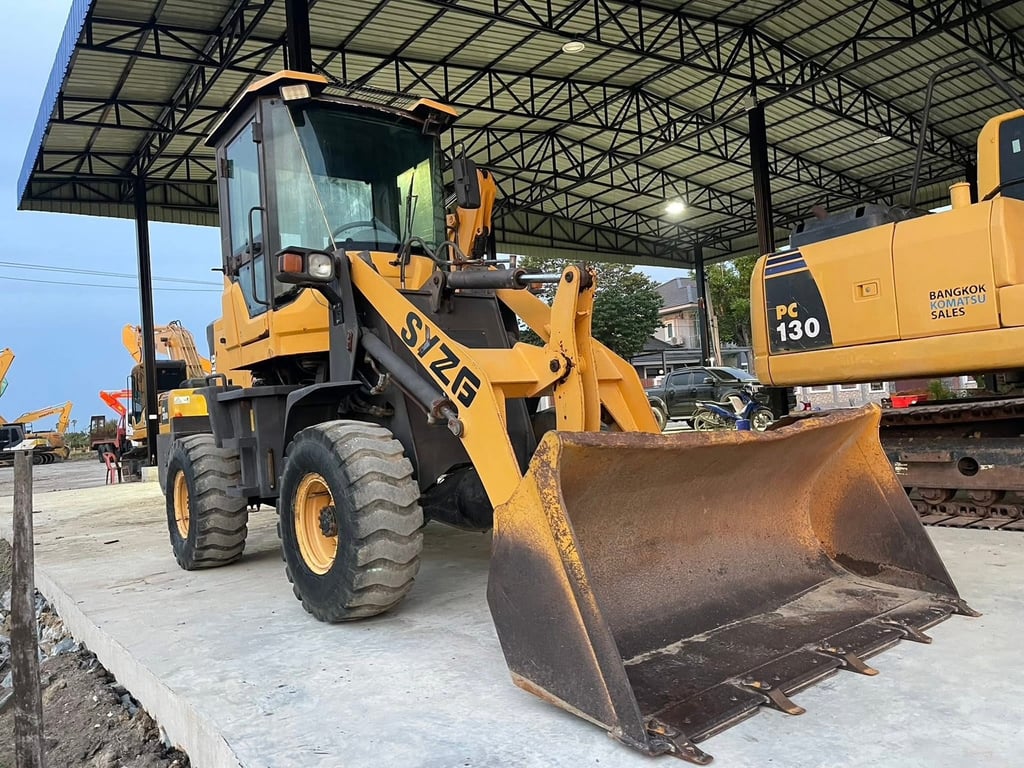 SYZG รถตักสภาพใหม่มาก เครื่องดีเกียดี  ยางใหม่