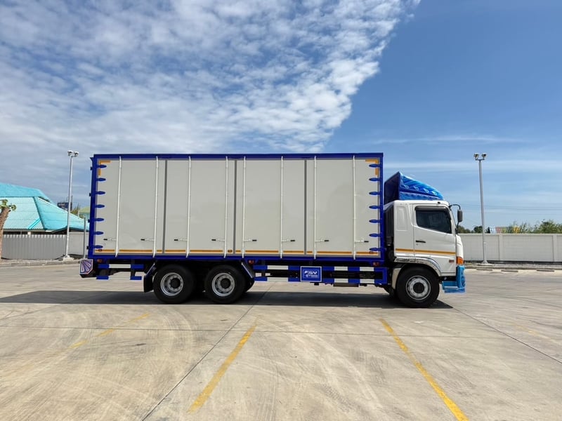 เข้าใหม่❗️ไมล์ 110,618❗️HINO FL8J 260  ตู้แห้ง 10 บาน