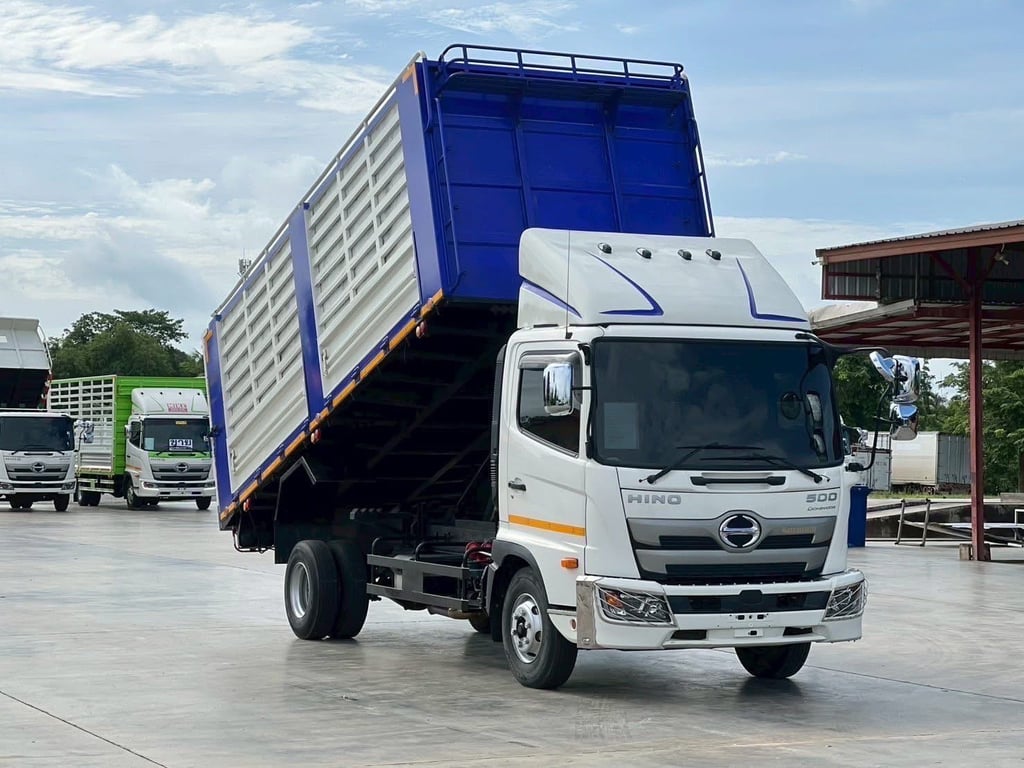 HINO FC 210แรงม้า รถบรรทุก 6ล้อ ดั้มพ์ ปี2022 เลขไมล์ 1 กม.