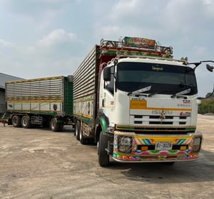 ISUZU FXZ360 พ่วงดั้มพ์เกษตร 