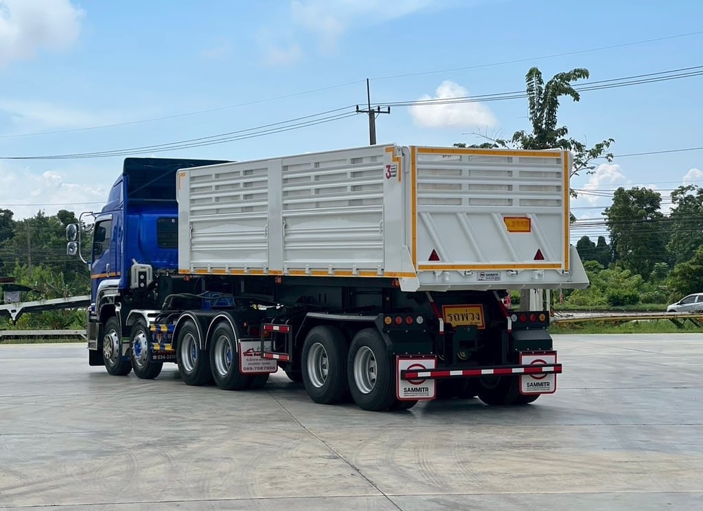 ISUZU GXZ 360 MT หัวลาก12ล้อแท้ๆ พร้อมหาง  เซมิดั้มป้ายแดง  ไมล์ 92,050 กิโล  ปี 2567