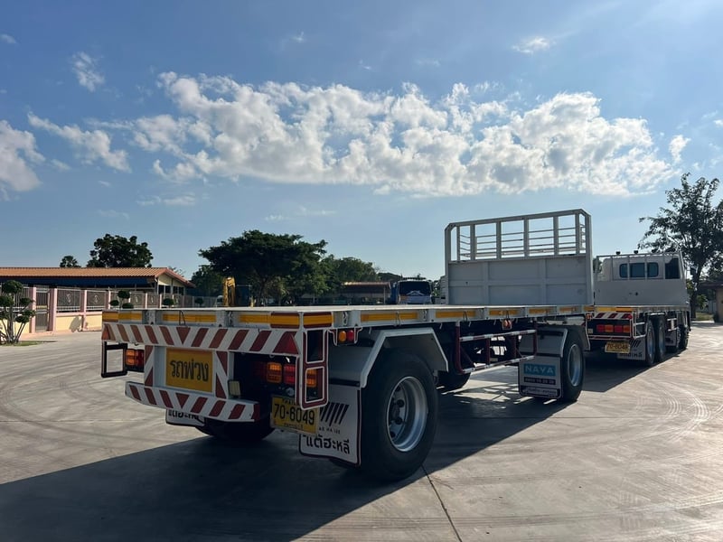 ขายลูกพ่วงพื้นเรียบ ปี 2565  ยาว 6.50 เมตร