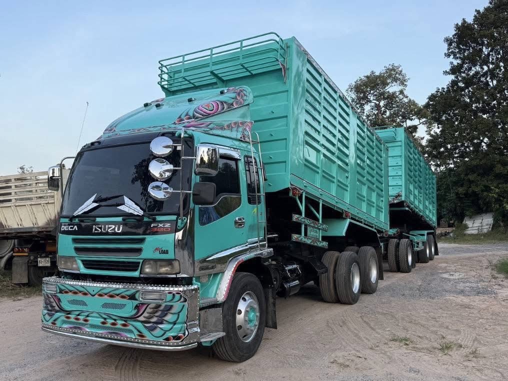 ISUZU FXZ 320 ปี 2551 พ่วงแม่ลูกดั้มพ์ กระบะเหล็กเปิดข้างได้ ISUZU FXZ 320 ปี 2551 พ่วงแม่ลูกดั้มพ์ กระบะเหล็กเปิดข้างได้