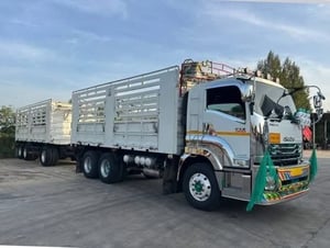 ISUZU FXZ 360 พ่วงแม่ลูก (ไม่ดั้ม) เฟืองเร็ว