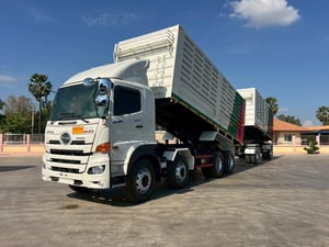 ไมล์ 72,226 กิโล❗️HINO GY2P 380 พ่วงแม่ลูกดั้มพ์
