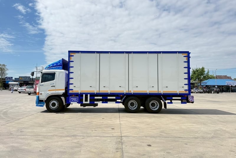 เข้าใหม่❗️ไมล์ 110,618❗️HINO FL8J 260  ตู้แห้ง 10 บาน