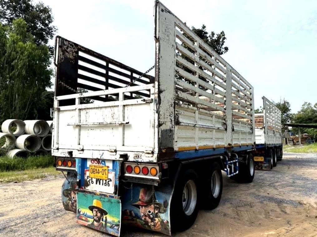 HINO 320 พ่วงแม่ลูก (ไม่ดั้มพ์) คอกเกษตร ใส่ของได้ 33 ตัน