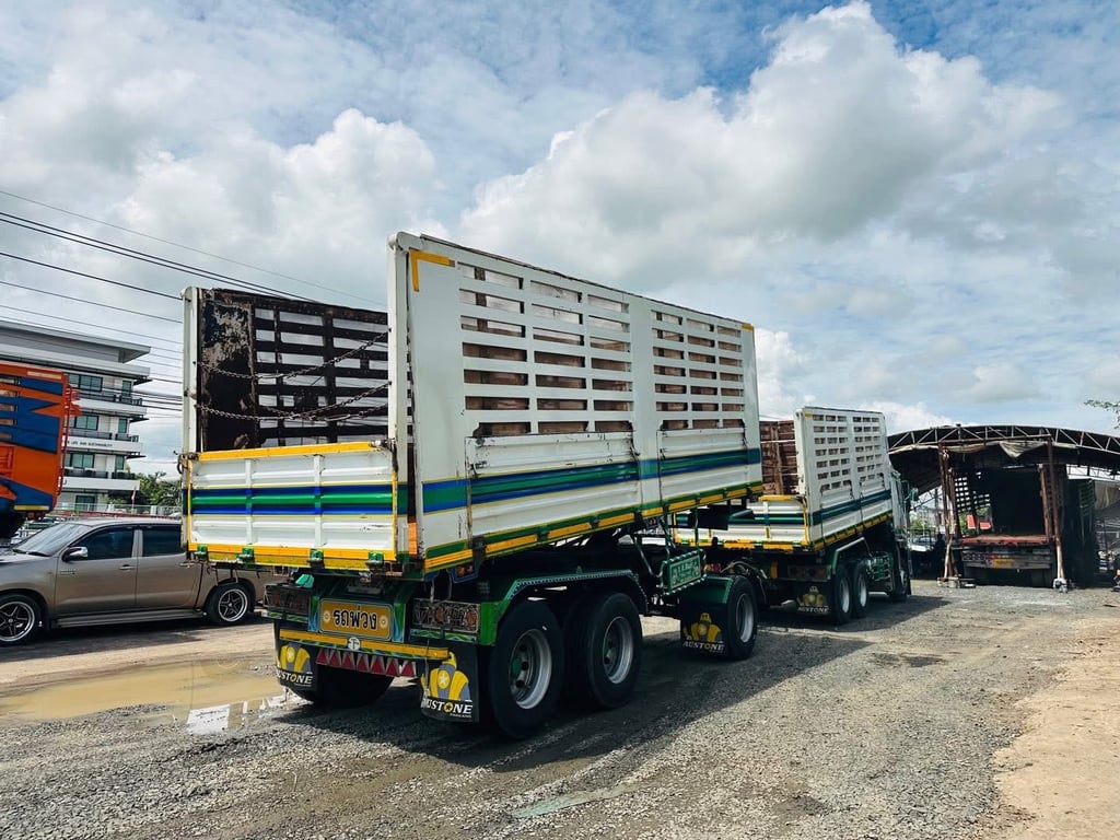  ISUZU FXZ 360 ปี 2560 พ่วงแม่ลูกดั้มพ์ คอกเกษตร