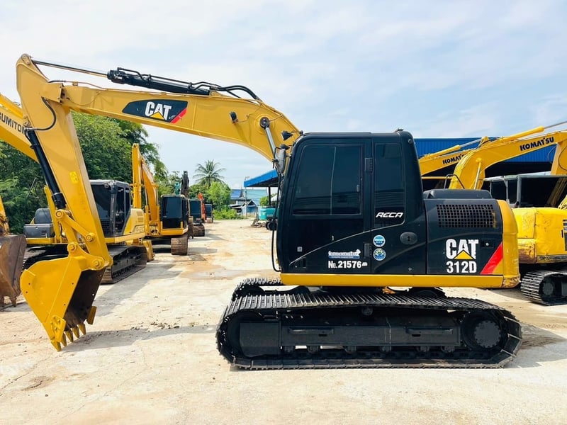 CAT312D (เก่าญี่ปุ่น) เครื่องปั๊มแห้ง  ระบบดี 