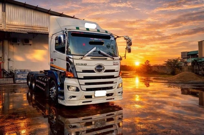 HINO วิกเตอร์ 344 มือเดียว ออกป้ายแดงมา