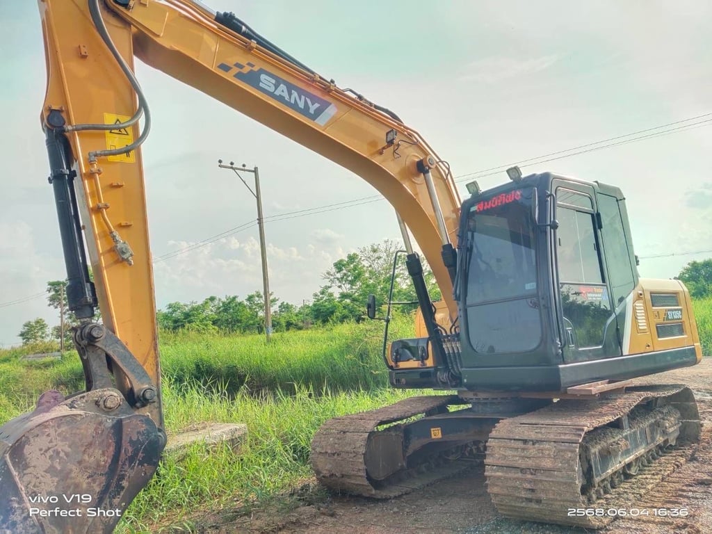 SANY SY135C เอกสารอินวอย  ไมล์ 3,000 ซ.ม