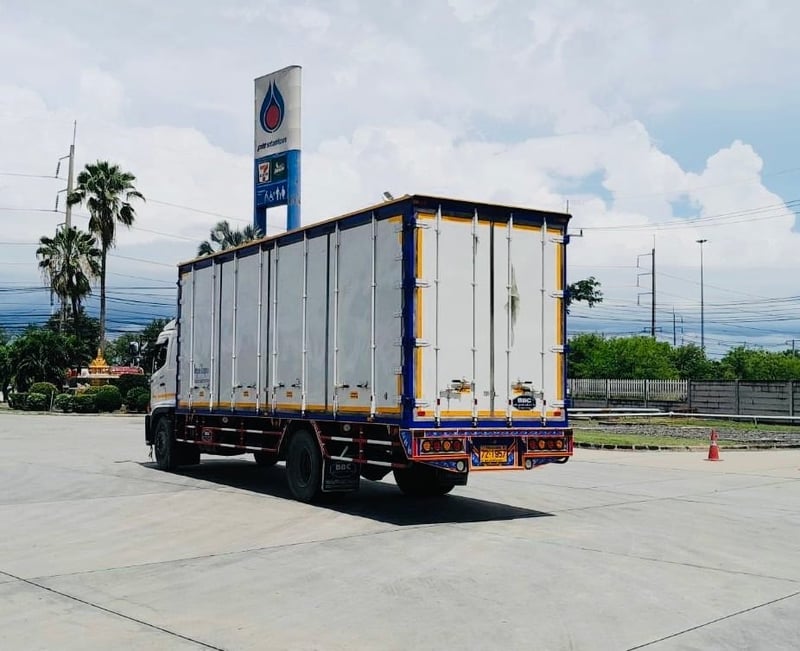 ไมล์ 6 หมื่นกว่า❗️HINO NEW FC9J 210  ตู้เเห้ง 10 บาน  ปี 2566