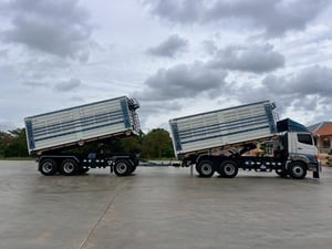 ไมล์ 81,748 กิโล❗️HINO FM2P 380  พ่วงแม่ลูกตั้มพ์เกษตร