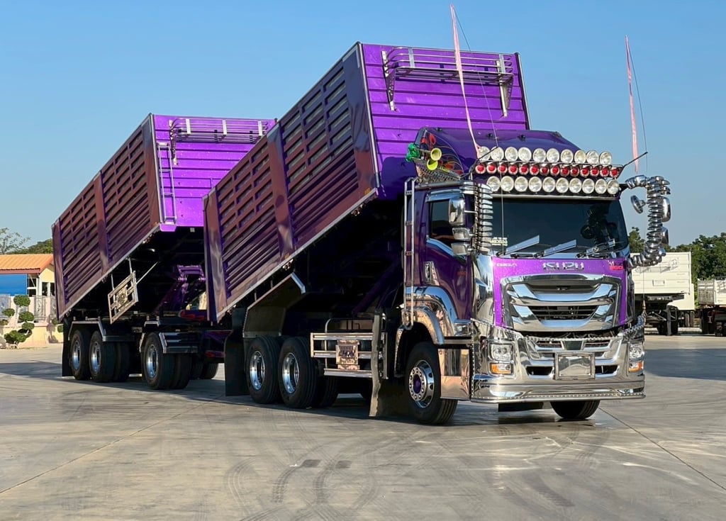 HINO GIGA FXZ 360 MT ปี 2567 ไฟใหม่ พ่วงแม่ลูก ดั้มพ์คอกเกษตร HINO GIGA FXZ 360 MT ปี 2567 ไฟใหม่ พ่วงแม่ลูก ดั้มพ์คอกเกษตร