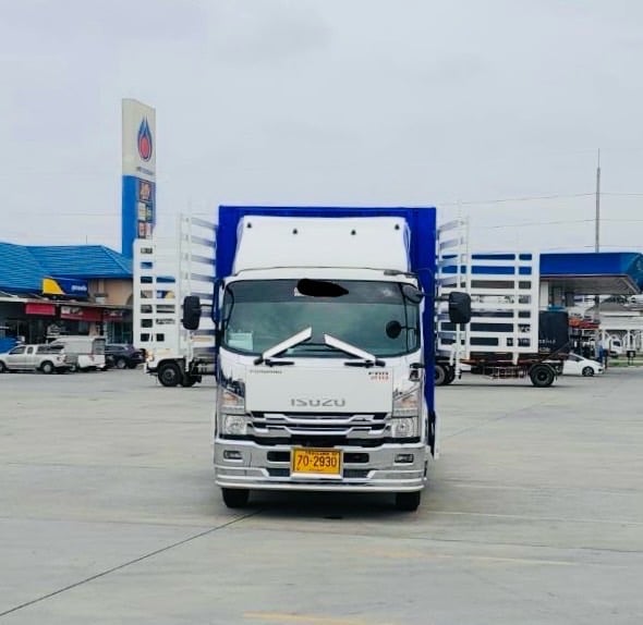 ISUZU FRR 210 ปี 2564 กะบะต่อใหม่ พื้นสแตนเหล็ดเปิดได้รอบ