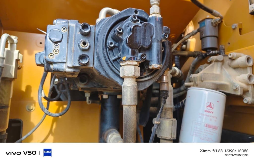 SANY SY215C แท็บเล็ต ไมล์ ช.ม 7000  สตาสด้วยปุ่มกด