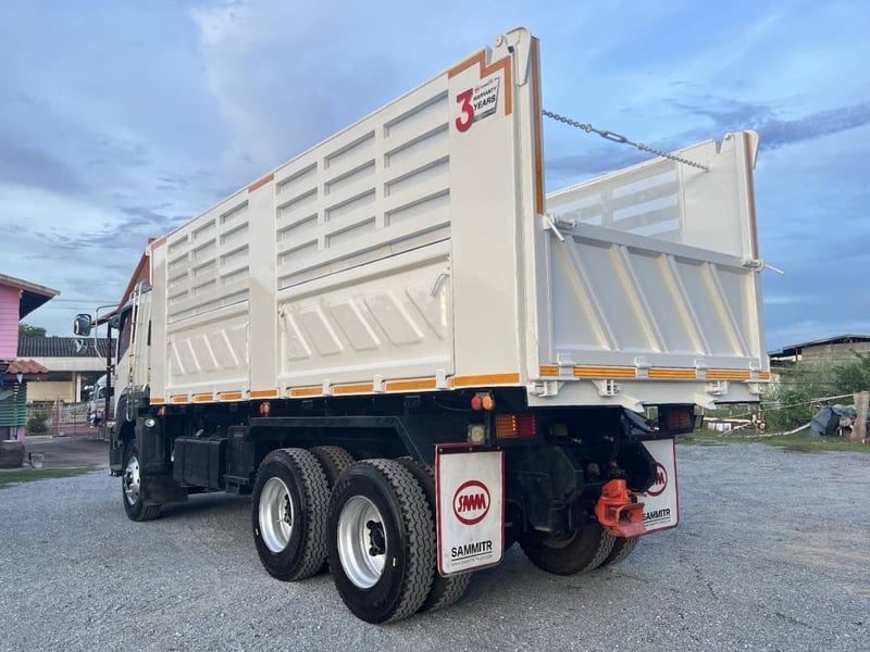 ISUZU FXZ 360 แรง ดั้มพ์คอกสูง  มีลำโพงลากลูกพ่วง